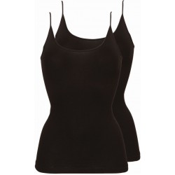 Ten Cate tops -2-pack Basic Spaghetti - zwart