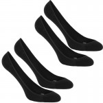 Schiesser dames ballerina sokken invisible - 2 pack-zwart