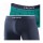  Lacoste shorts H 2 pack groen/donkerblauw