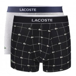  Lacoste shorts H 2 pack - 1 zwart/ 1 grijs
