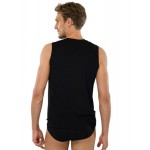 Schiesser Tank Top 95/5 - Zwart  TIJDELIJKE AANBIEDING MET 25 % KORTING !